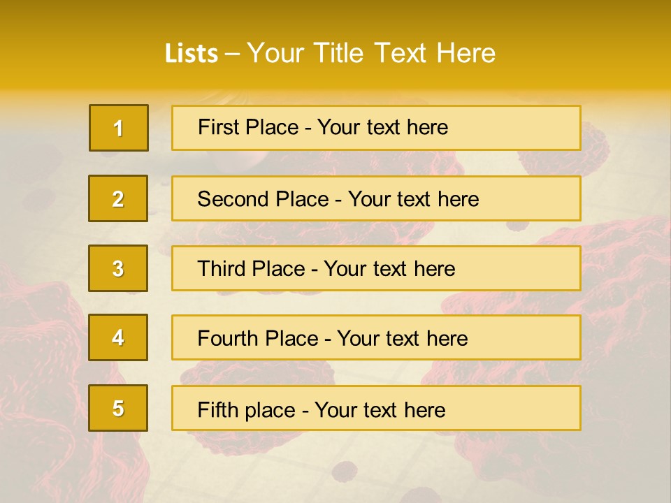 Immune System Erase Microscopic PowerPoint Template