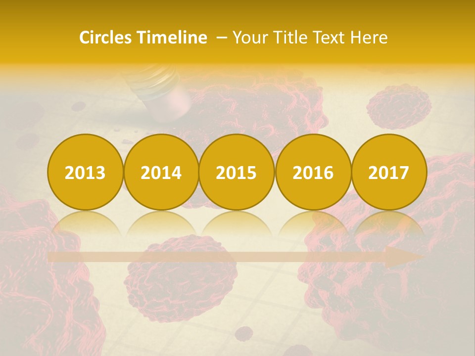 Immune System Erase Microscopic PowerPoint Template