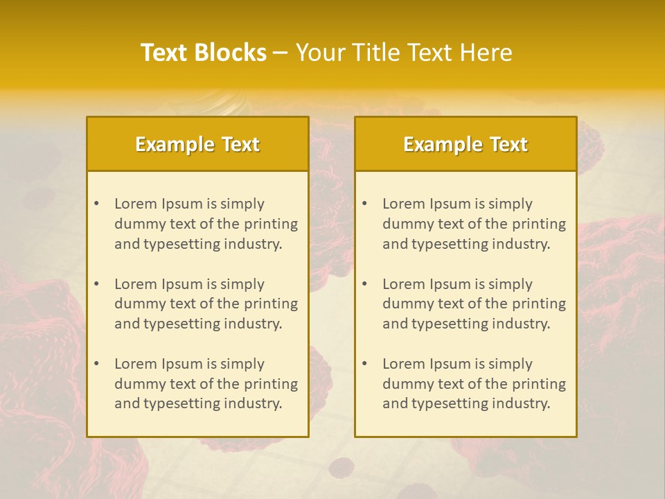 Immune System Erase Microscopic PowerPoint Template