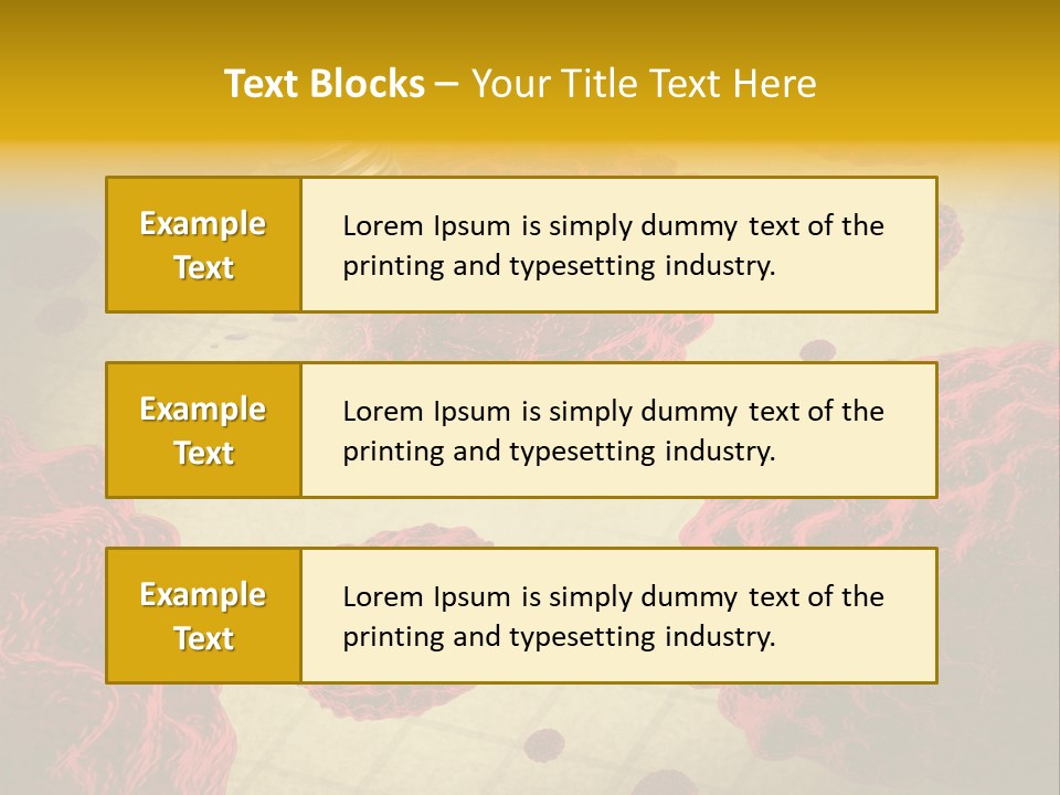 Immune System Erase Microscopic PowerPoint Template