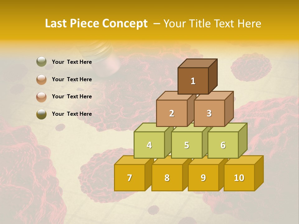 Immune System Erase Microscopic PowerPoint Template