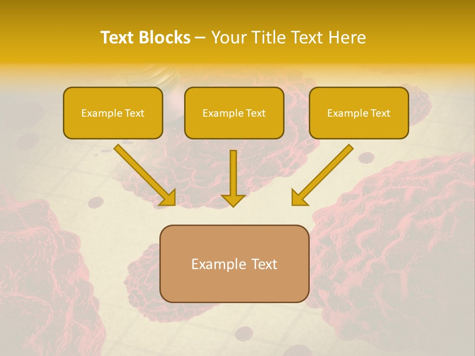 Immune System Erase Microscopic PowerPoint Template