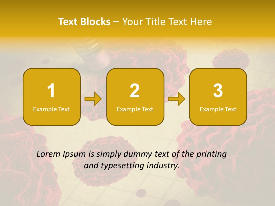 Immune System Erase Microscopic PowerPoint Template
