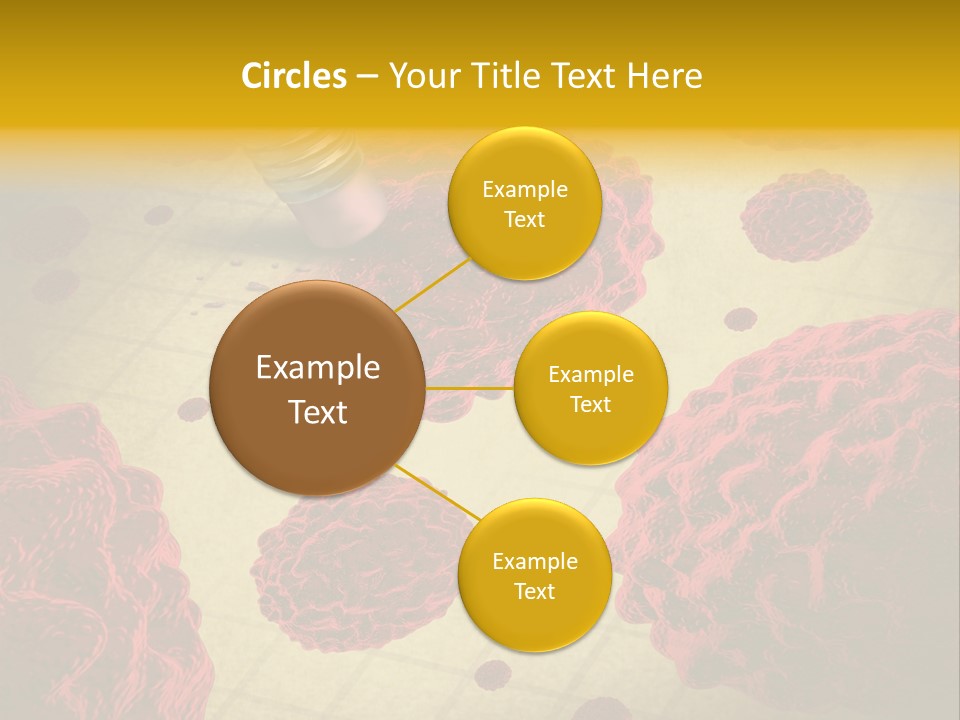 Immune System Erase Microscopic PowerPoint Template