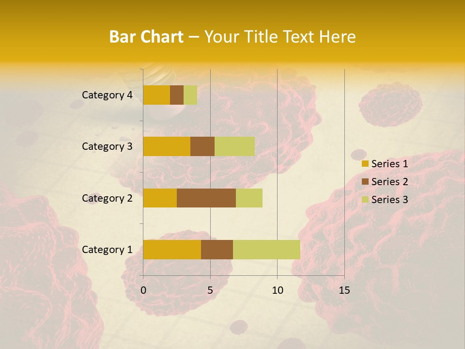 Immune System Erase Microscopic PowerPoint Template