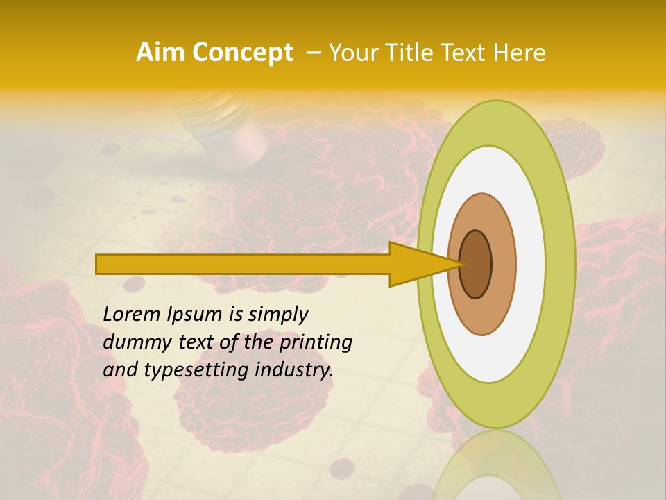 Immune System Erase Microscopic PowerPoint Template