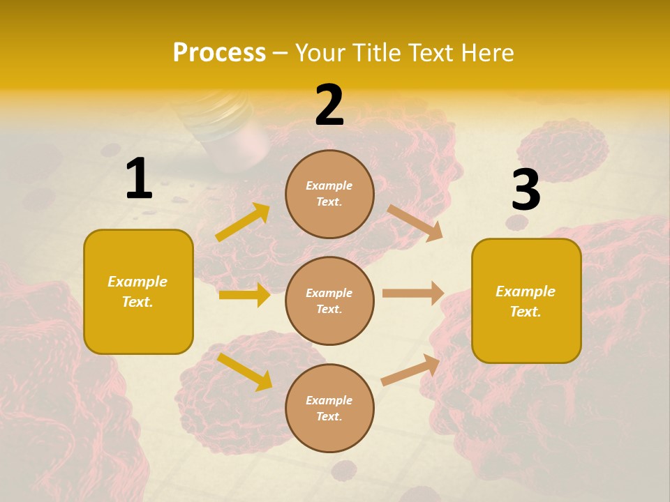 Immune System Erase Microscopic PowerPoint Template