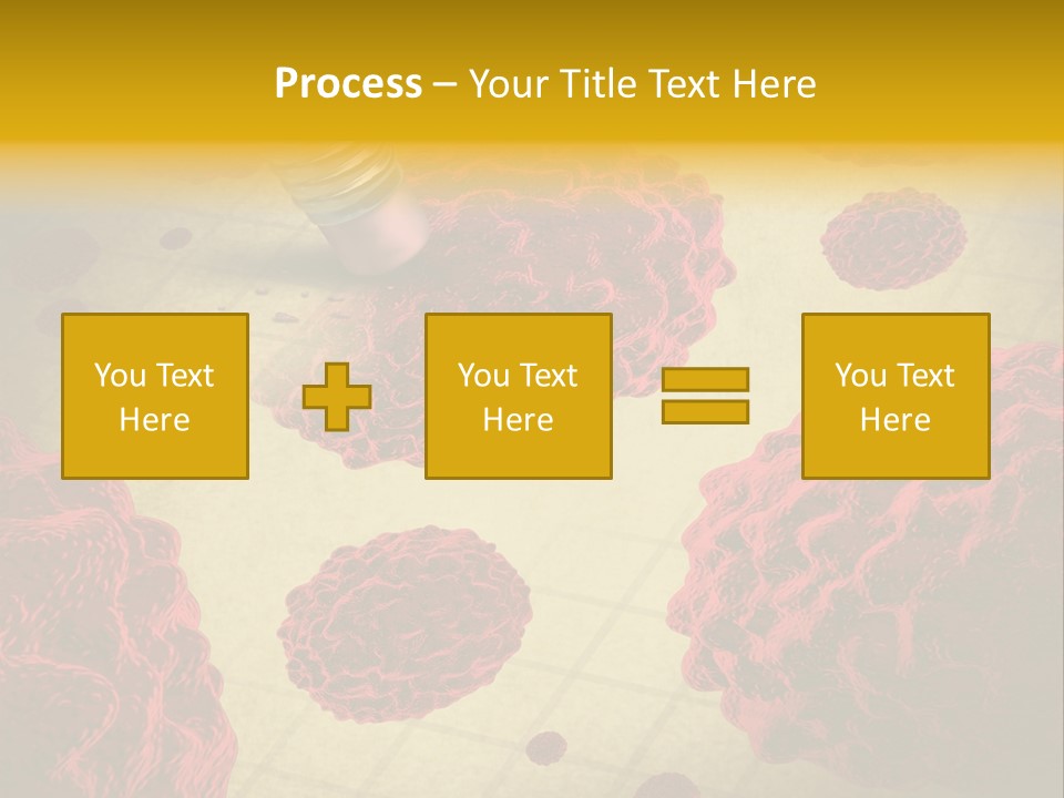 Immune System Erase Microscopic PowerPoint Template