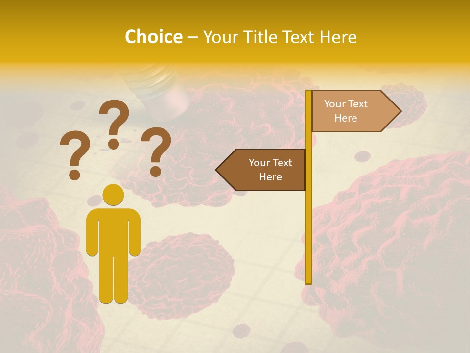 Immune System Erase Microscopic PowerPoint Template