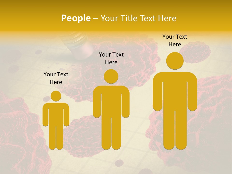 Immune System Erase Microscopic PowerPoint Template