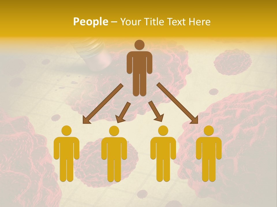 Immune System Erase Microscopic PowerPoint Template