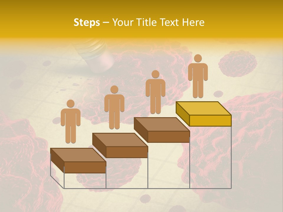 Immune System Erase Microscopic PowerPoint Template