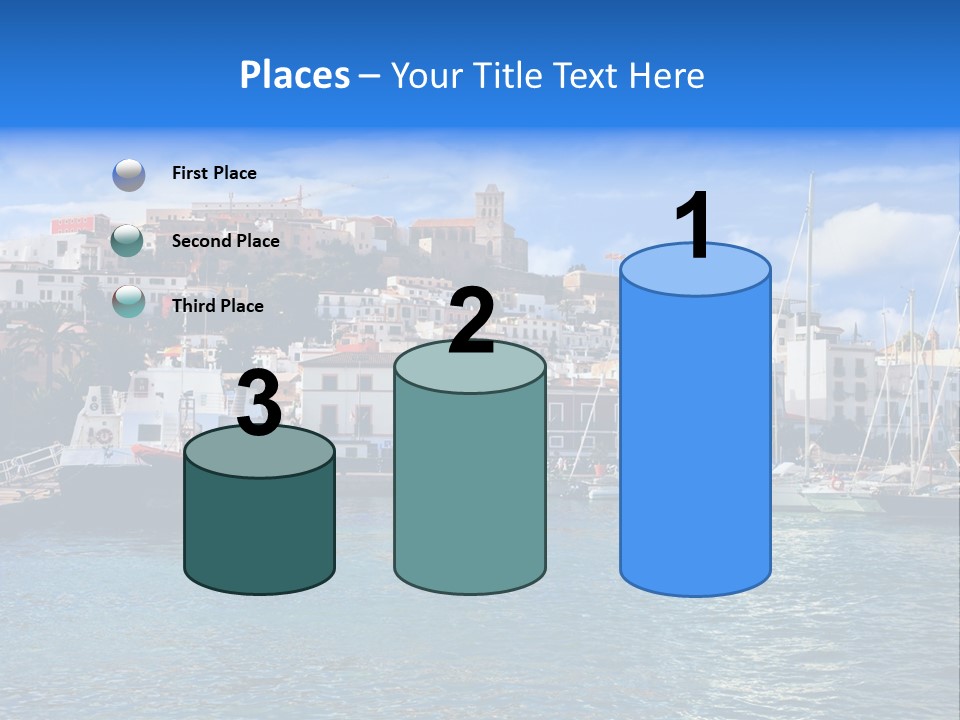 Island Water Panorama PowerPoint Template