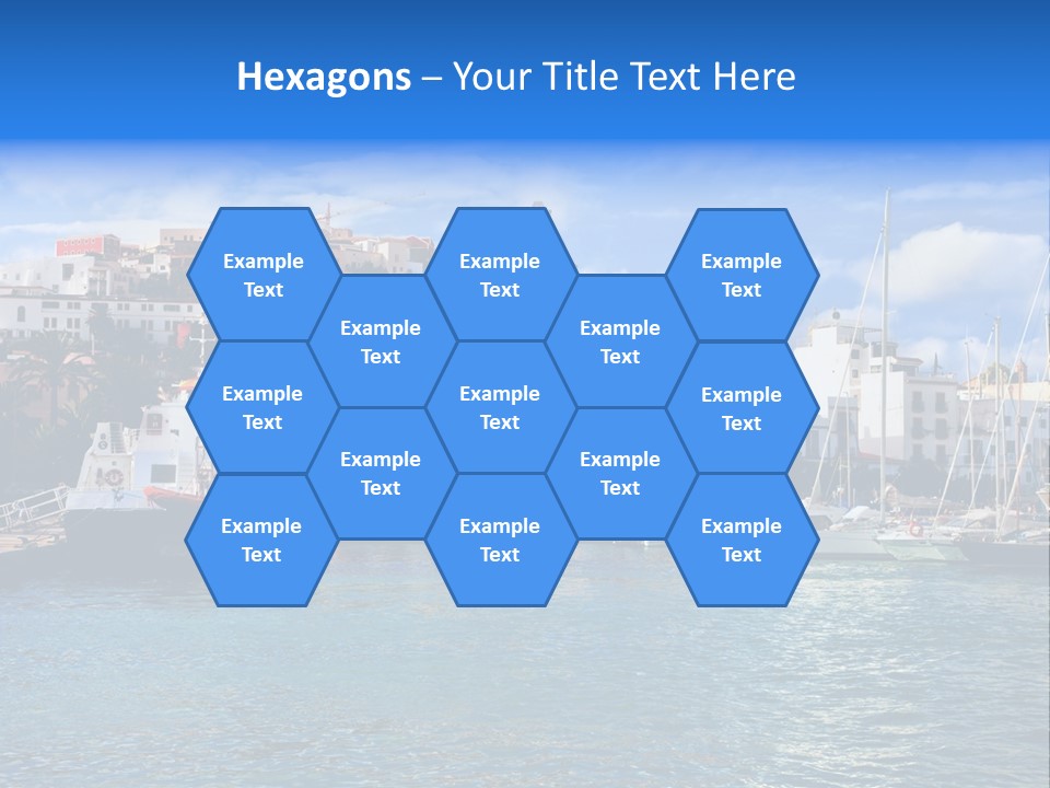 Island Water Panorama PowerPoint Template