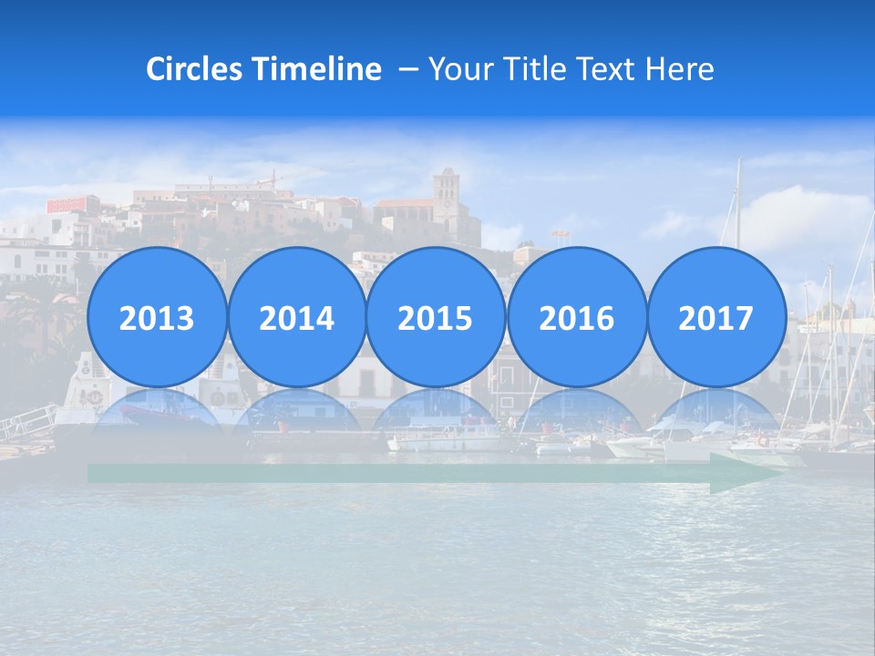 Island Water Panorama PowerPoint Template