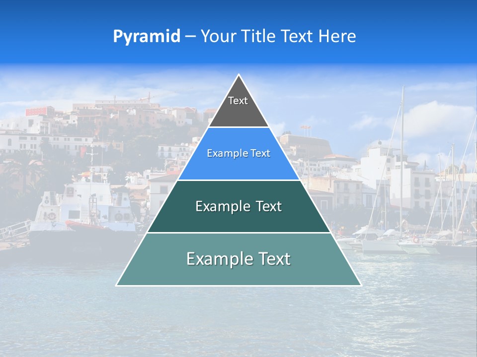 Island Water Panorama PowerPoint Template