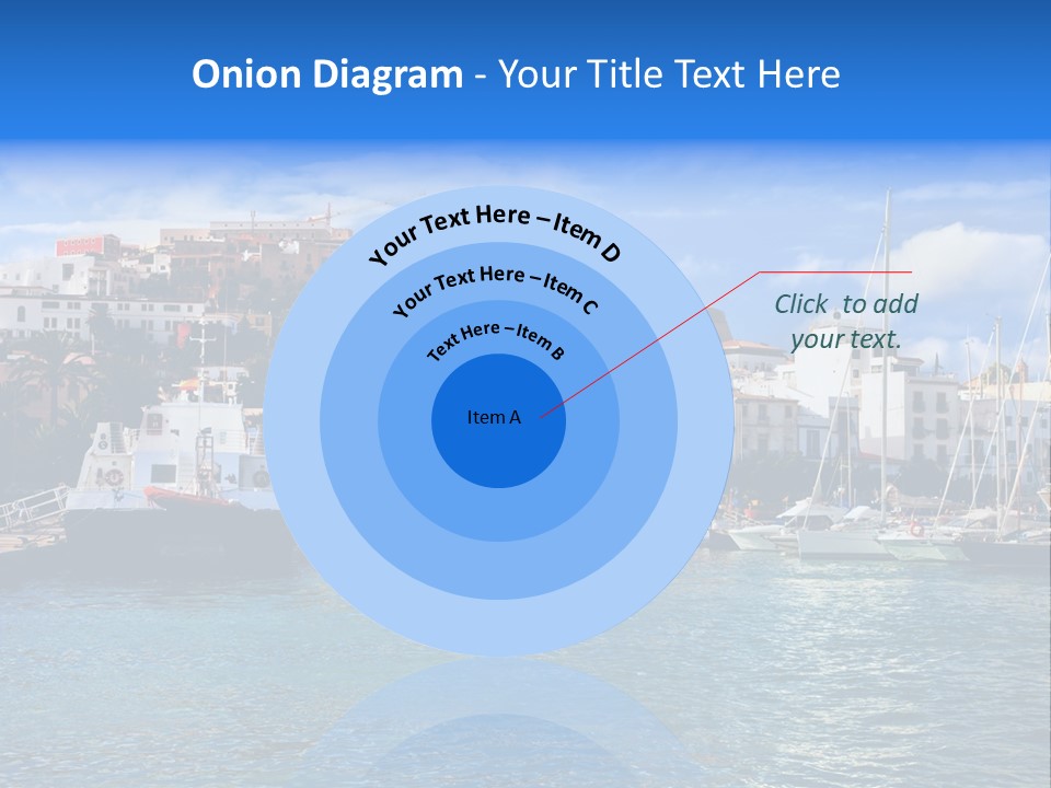 Island Water Panorama PowerPoint Template
