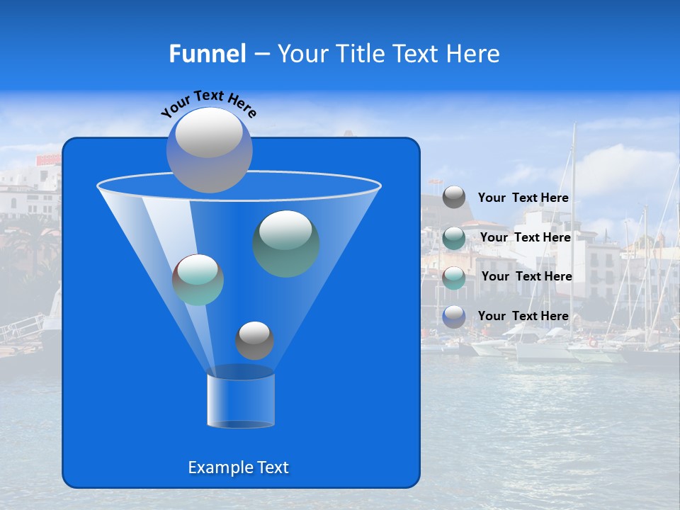 Island Water Panorama PowerPoint Template