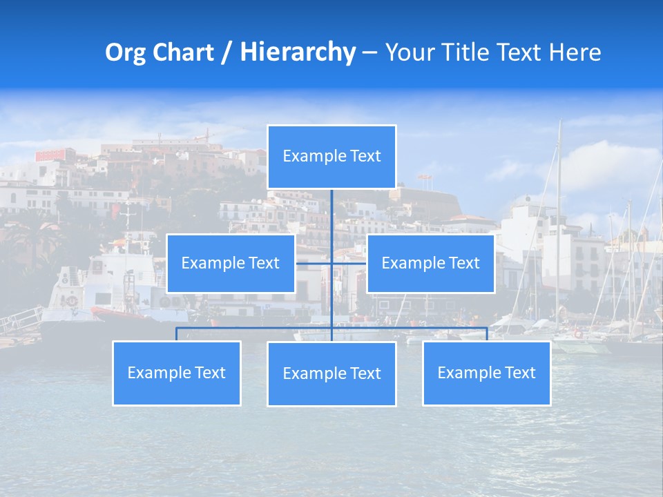 Island Water Panorama PowerPoint Template