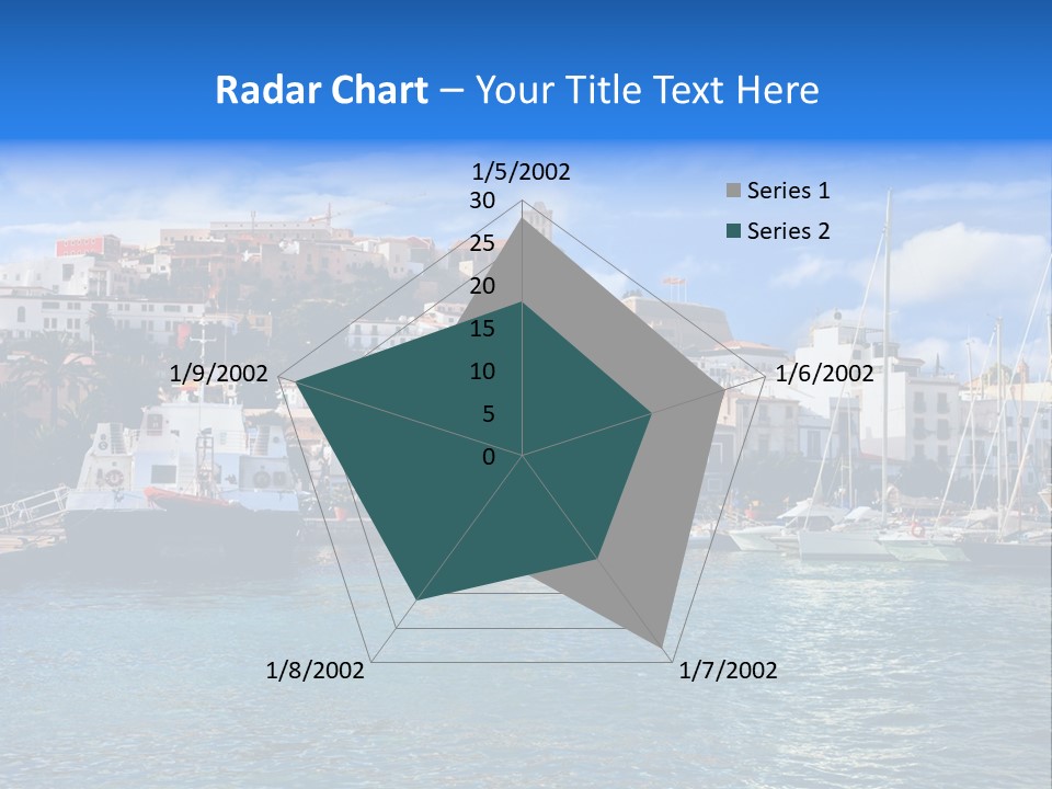 Island Water Panorama PowerPoint Template