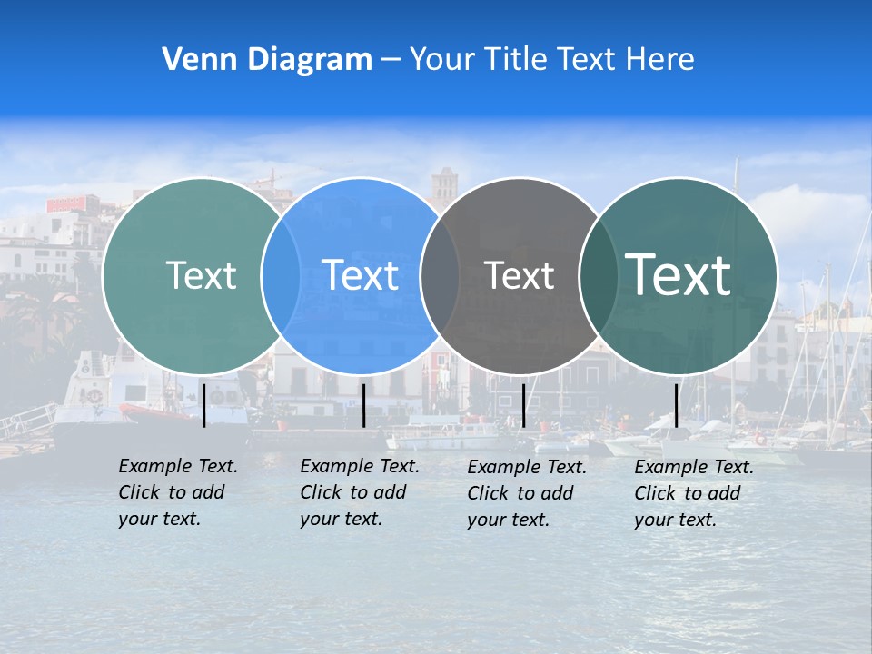 Island Water Panorama PowerPoint Template