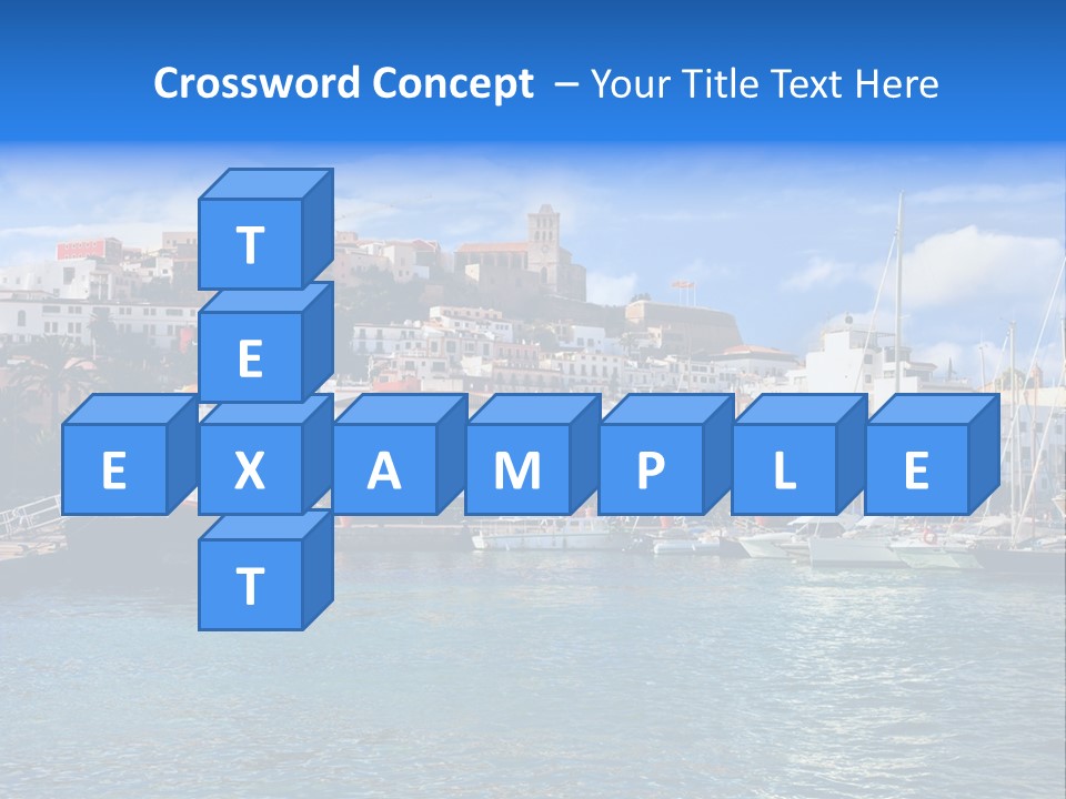 Island Water Panorama PowerPoint Template