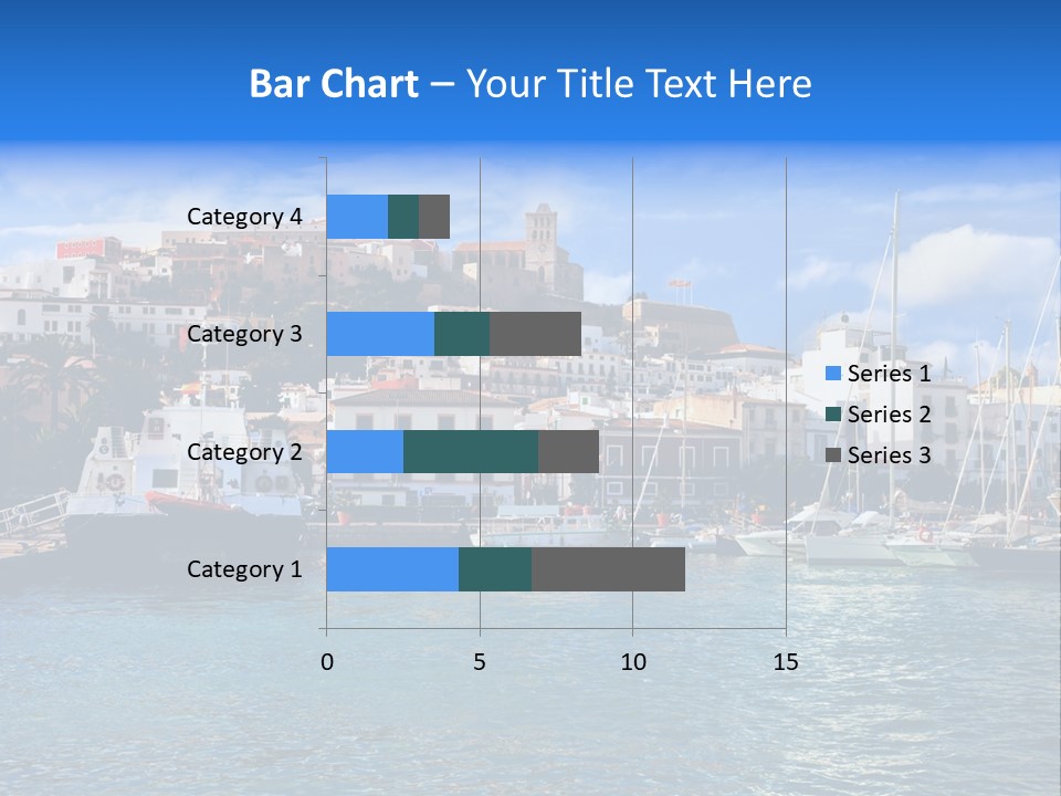 Island Water Panorama PowerPoint Template