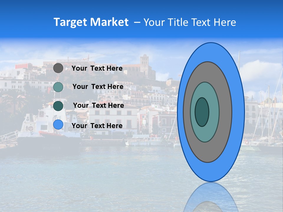 Island Water Panorama PowerPoint Template