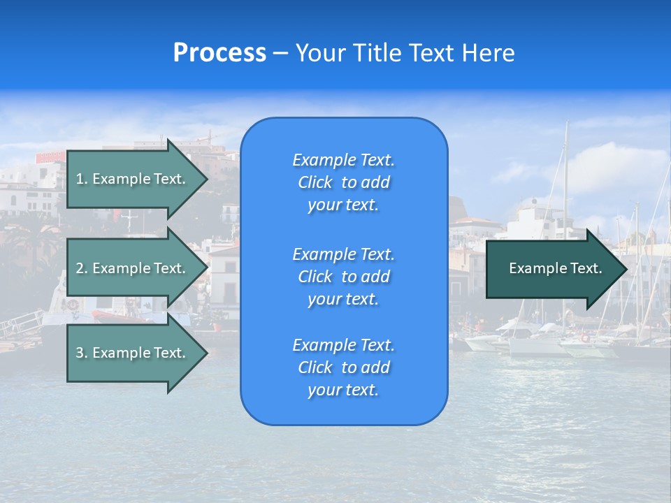 Island Water Panorama PowerPoint Template