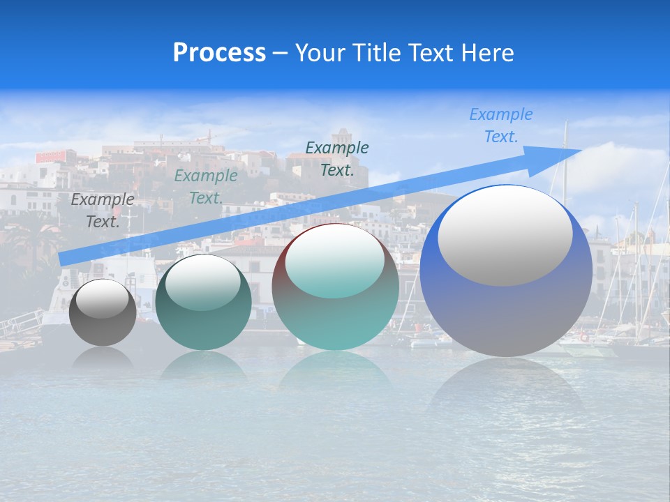Island Water Panorama PowerPoint Template