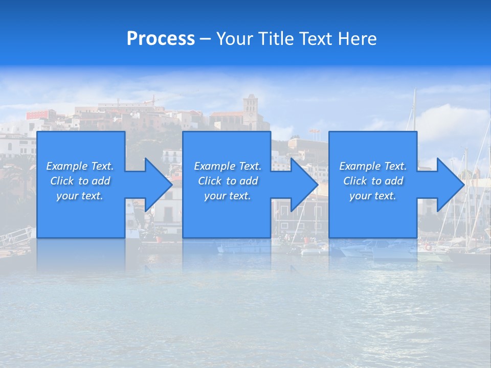 Island Water Panorama PowerPoint Template
