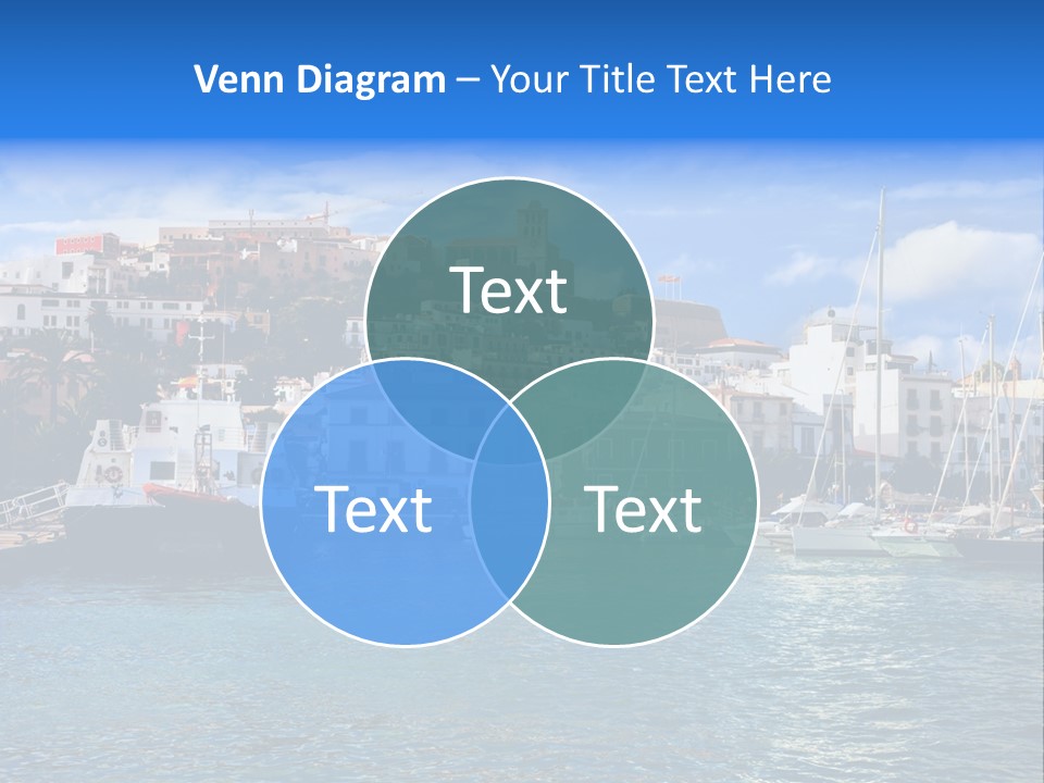 Island Water Panorama PowerPoint Template