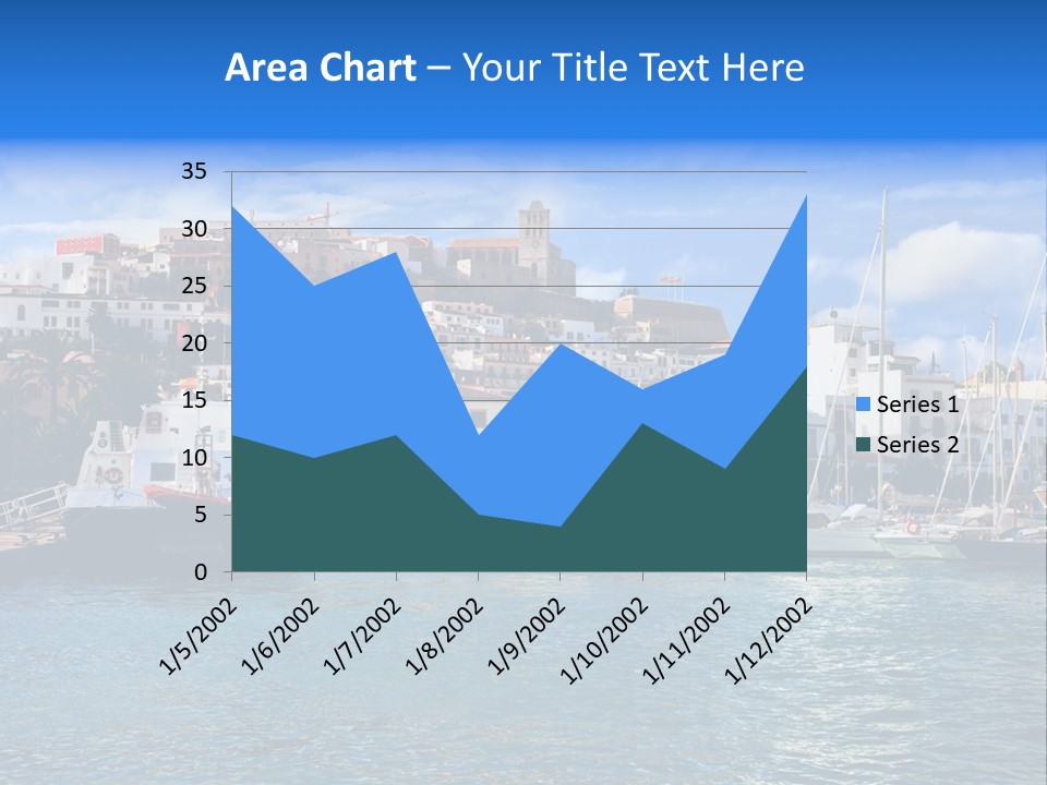 Island Water Panorama PowerPoint Template