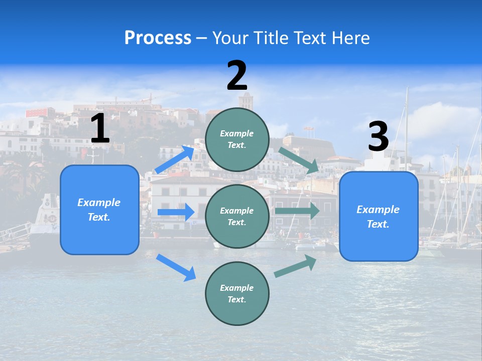 Island Water Panorama PowerPoint Template