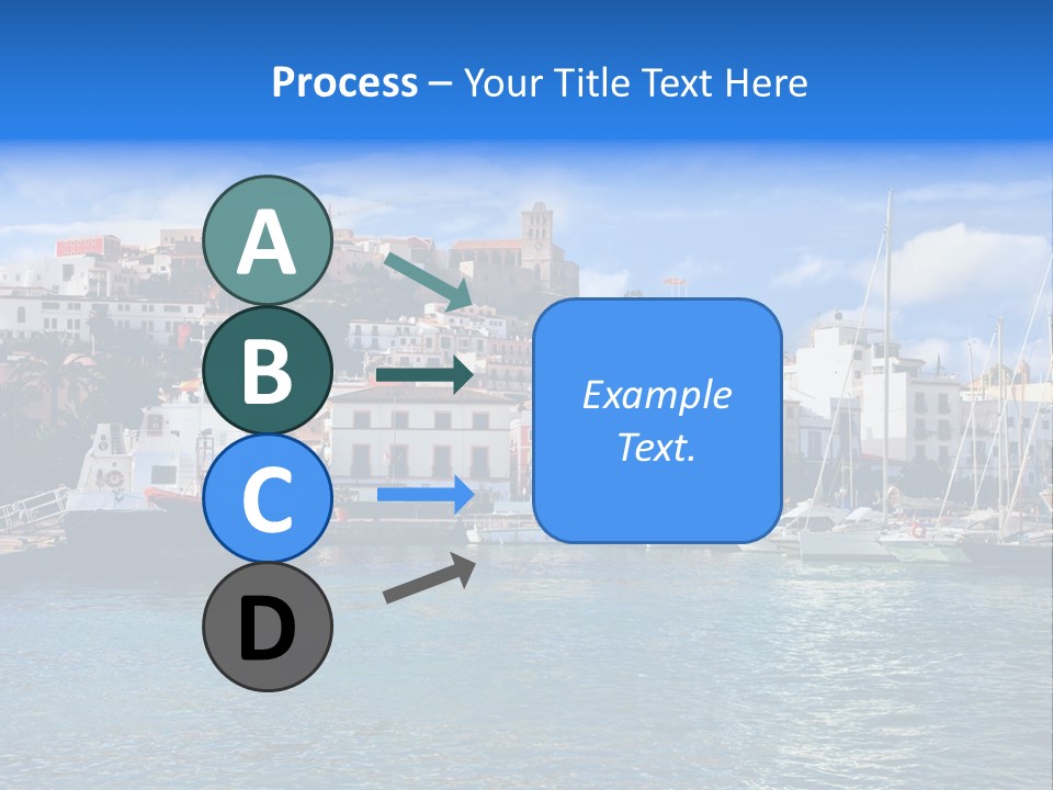 Island Water Panorama PowerPoint Template