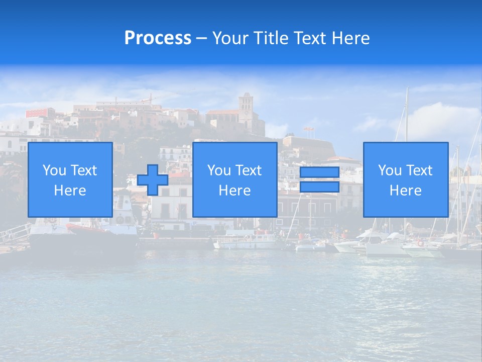 Island Water Panorama PowerPoint Template