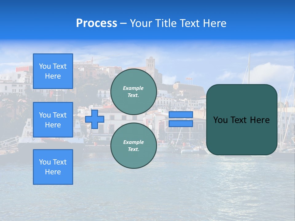 Island Water Panorama PowerPoint Template
