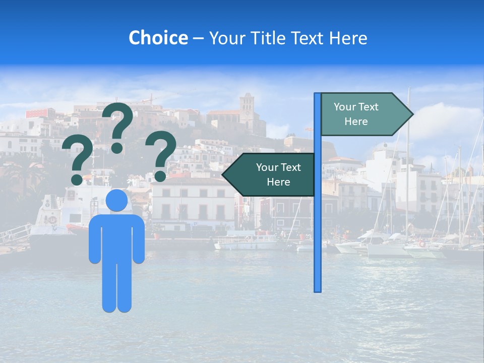 Island Water Panorama PowerPoint Template