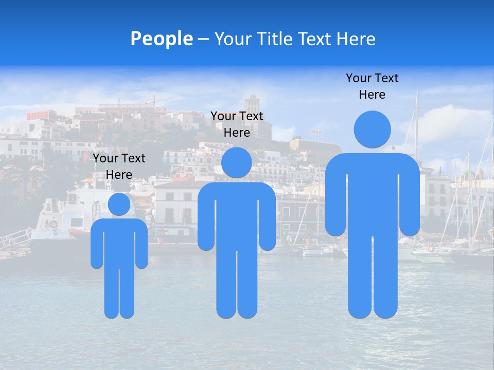 Island Water Panorama PowerPoint Template