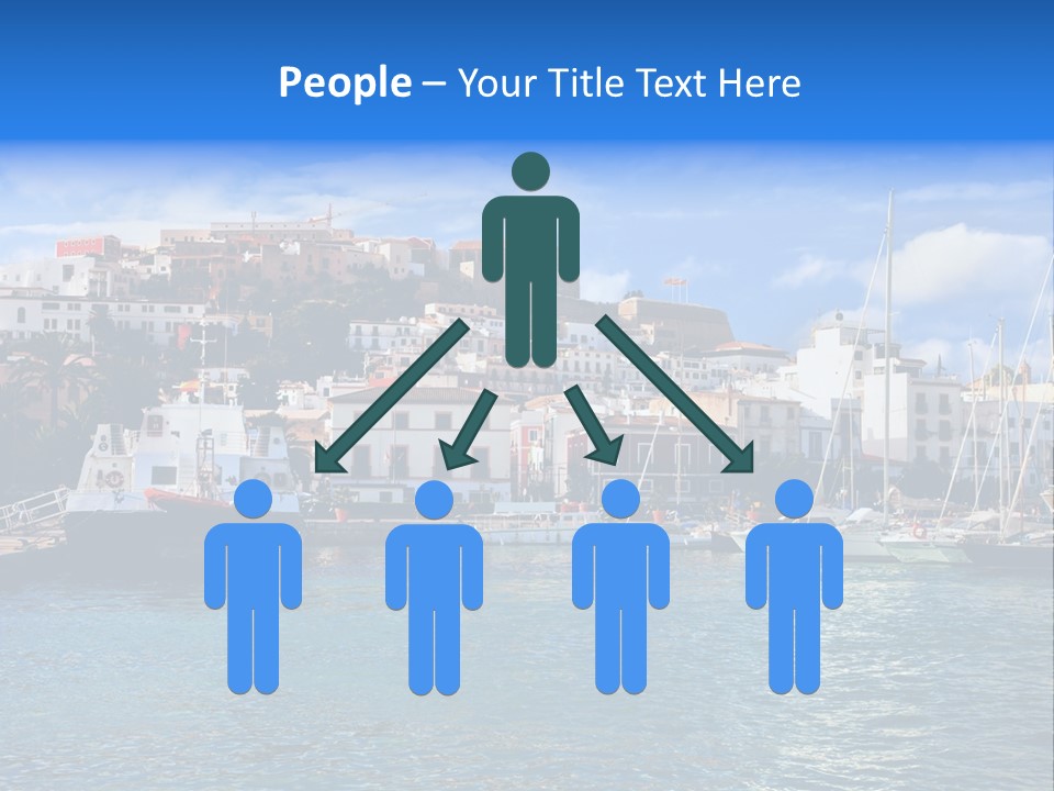 Island Water Panorama PowerPoint Template