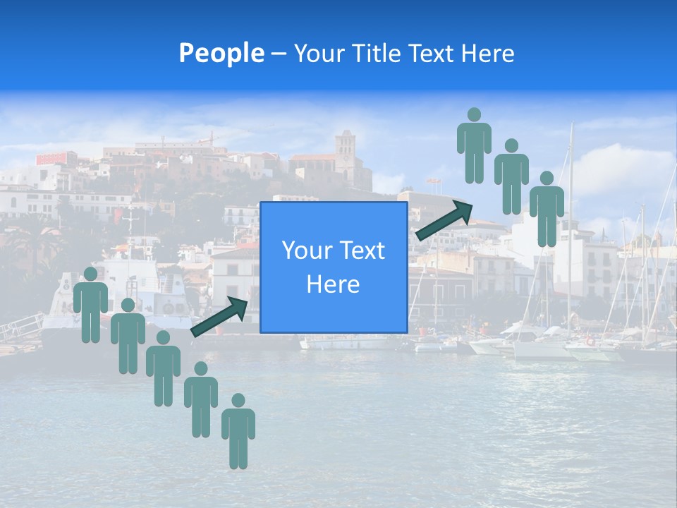 Island Water Panorama PowerPoint Template