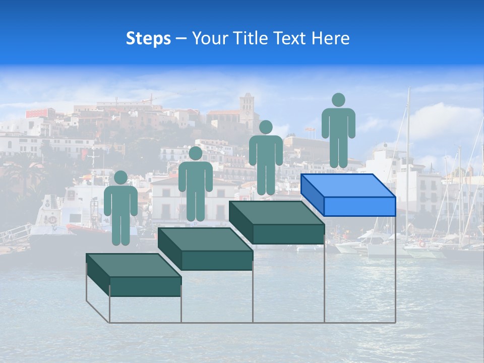Island Water Panorama PowerPoint Template