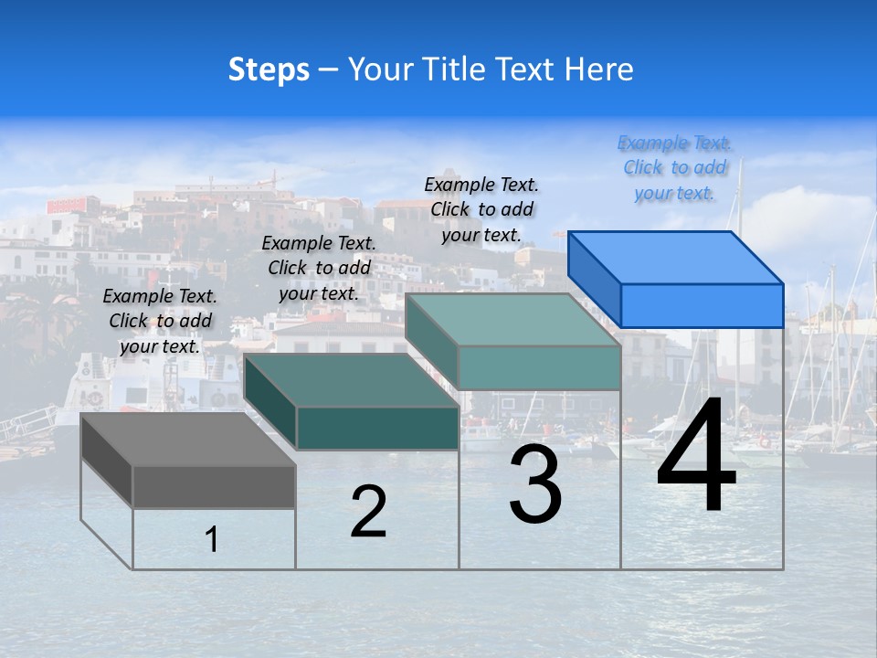Island Water Panorama PowerPoint Template