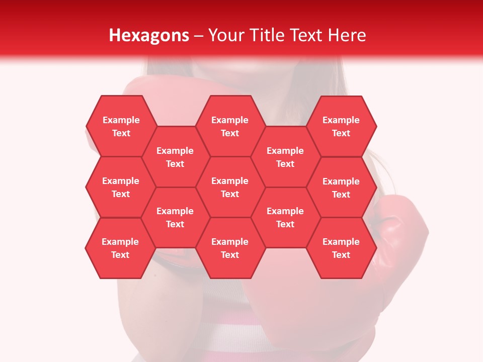 Throwing Confident Power PowerPoint Template