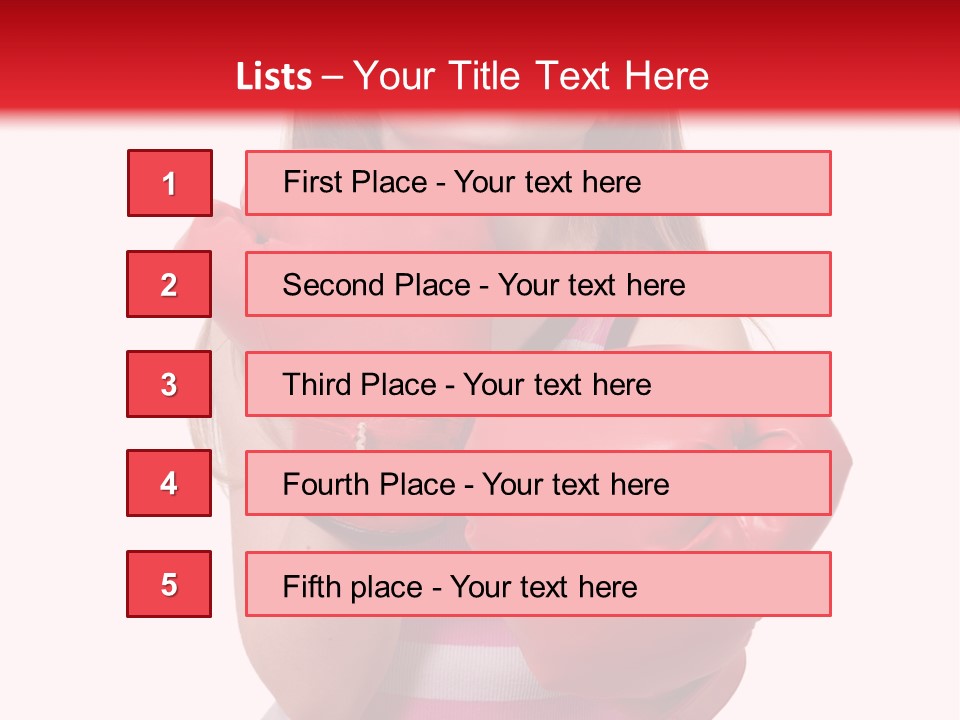 Throwing Confident Power PowerPoint Template