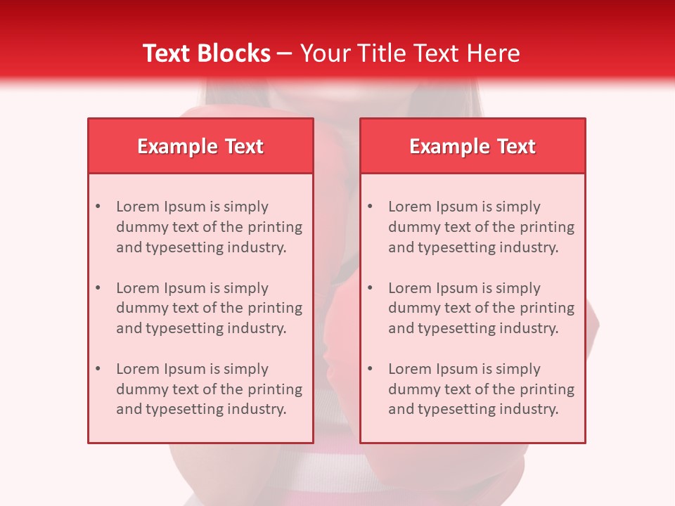 Throwing Confident Power PowerPoint Template