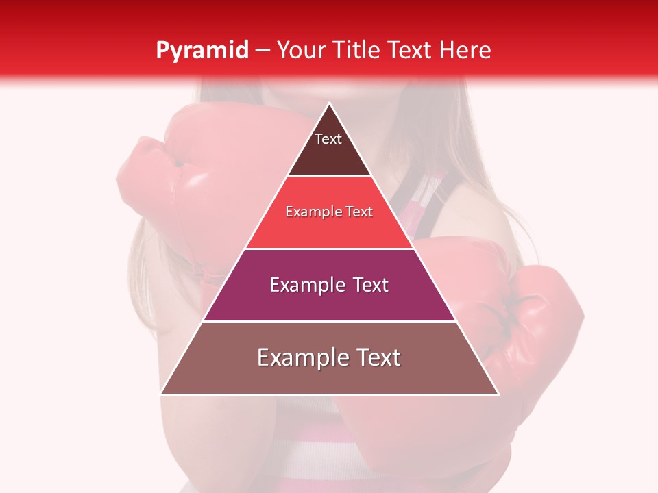 Throwing Confident Power PowerPoint Template