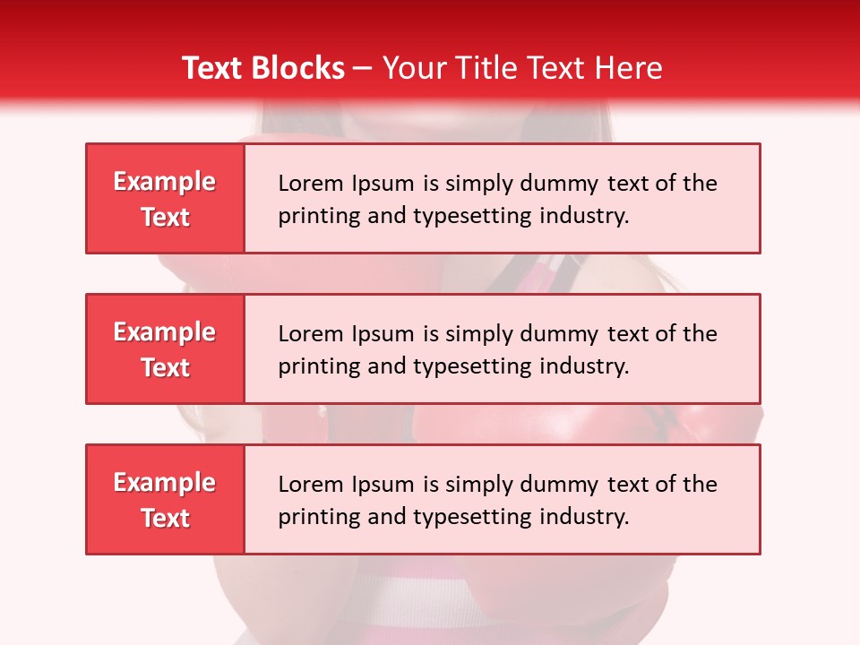 Throwing Confident Power PowerPoint Template