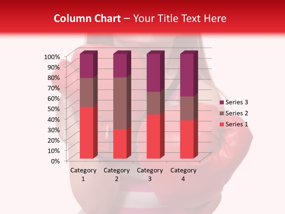 Throwing Confident Power PowerPoint Template
