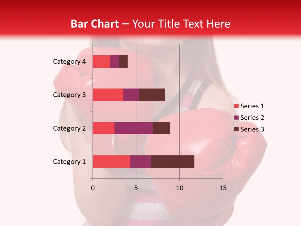 Throwing Confident Power PowerPoint Template